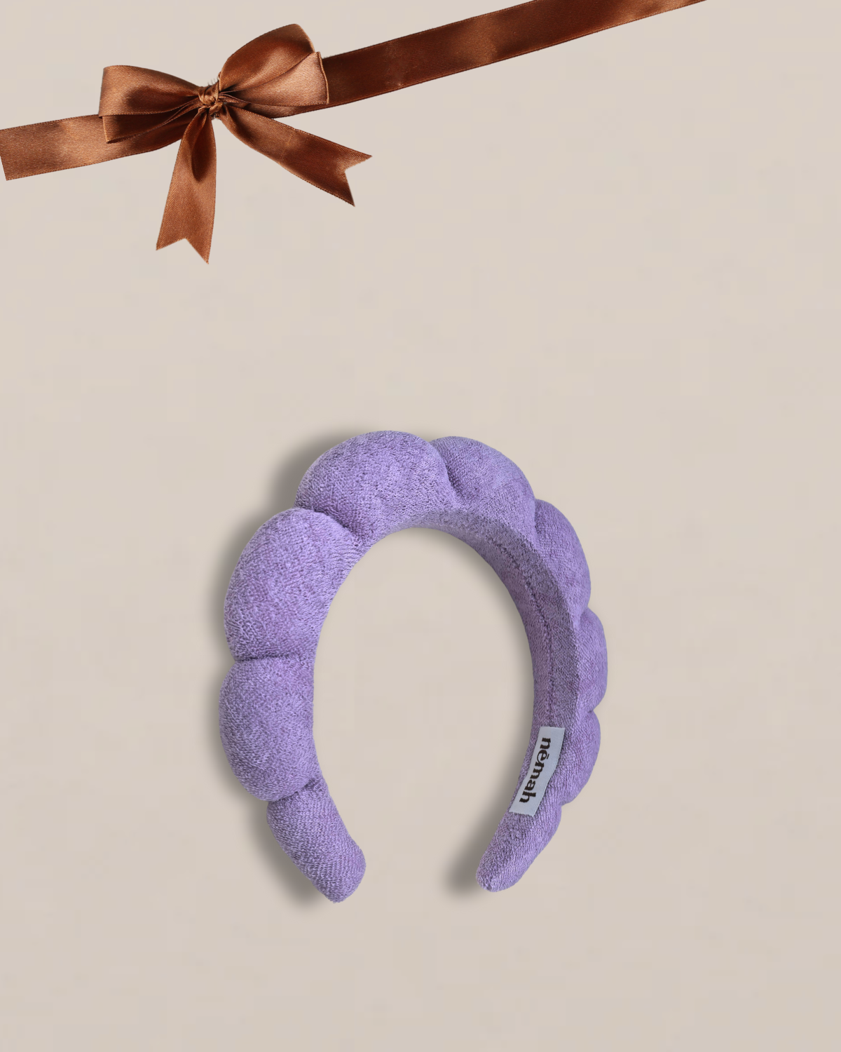 Purple textured kids headband